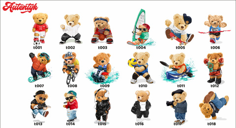 T-shirt Autentyk Personalizowany na prezent Teddy#1 T-shirt Autentyk Personalizowany na prezent Teddy#1