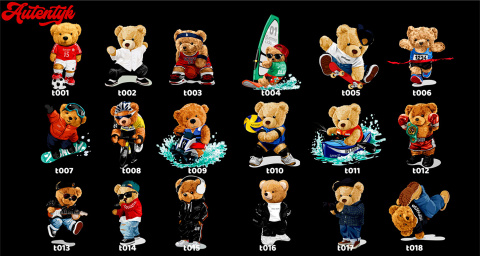T-shirt Autentyk Personalizowany na prezent Teddy#1 T-shirt Autentyk Personalizowany na prezent Teddy#1