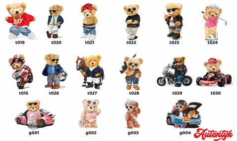 T-shirt Autentyk Personalizowany na prezent Teddy#2 T-shirt Autentyk Personalizowany na prezent Teddy#2
