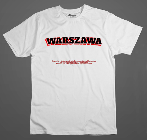 T-shirt Autentyk "Twój Napis" styl001 T-shirt Autentyk "Twój Napis" styl001
