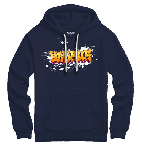 Bluza Kangurka Autentyk Graffiti "Twój napis" Bluza Kangurka Autentyk Graffiti "Twój napis"