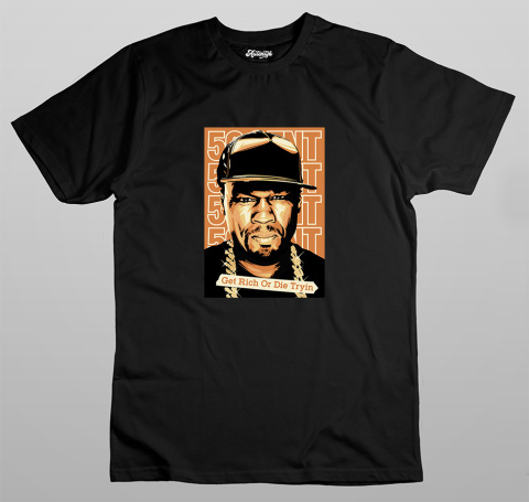 T-shirt Autentyk "50Cent" bl T-shirt Autentyk "50Cent" bl