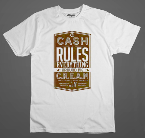 T-shirt Autentyk "Cash Rules" T-shirt Autentyk "Cash Rules"