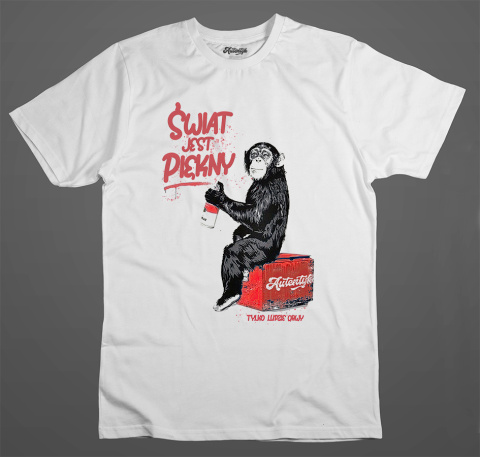T-shirt Autentyk kontrowersyjnie "Świat jest piękny" T-shirt Autentyk kontrowersyjnie "Świat jest piękny"