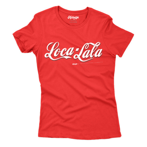 T-shirt damski Autentyk "Loca-Lala" T-shirt damski Autentyk "Loca-Lala"