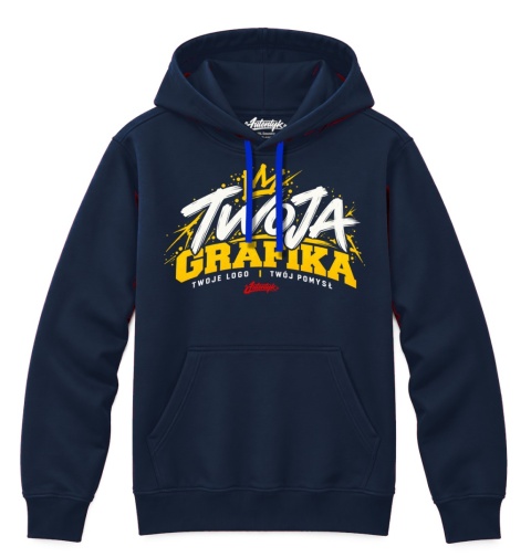 Bluza z twoim nadrukiem granatowa
