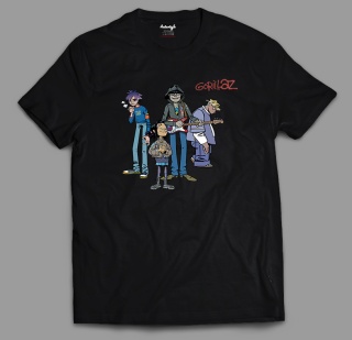 Promo T-shirt Gorillaz r. 2XL