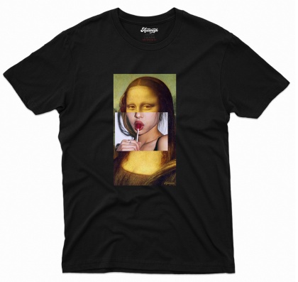 promo T-shirt Kontrowersyjnie "Monalisak" M
