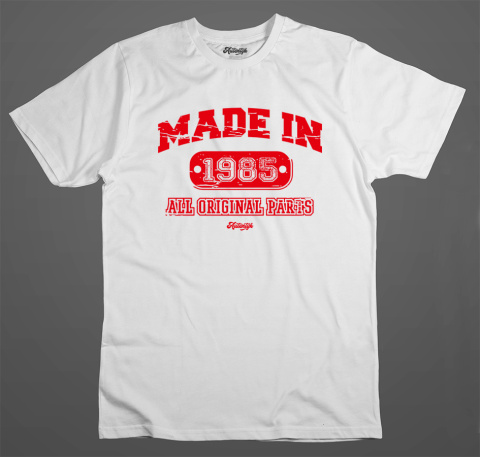 T-shirt Autentyk Urodzinowa "Made In" (twoja data) T-shirt Autentyk Urodzinowa "Made In" (twoja data)