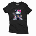 T-shirt damski Autentyk "Hello Gangsta"