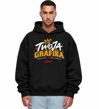 Bluza Kangurka Autentyk OVERSIZE "TWOJA GRAFIKA"